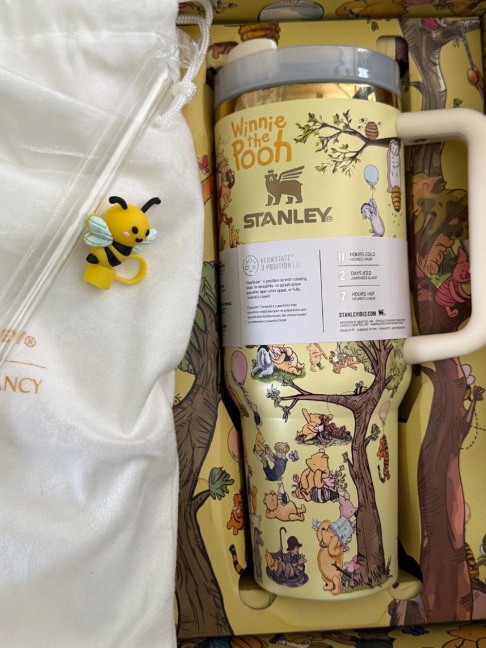 Winnie the Pooh 40oz Tumbler – Classic Bear Honey Cup